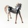 Dark violet Horse Figure in Glass Figurines Farm Animals category