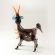 Handsome Glass Goat in Glass Figurines Farm Animals category