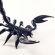 Glass Black Scorpion in Glass Figurines Insects category