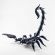 Glass Black Scorpion in Glass Figurines Insects category