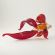 Glass Red Fish Figure in Glass Figurines Sea Life Creatures category