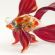 Glass Red Fish Figure in Glass Figurines Sea Life Creatures category