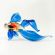 Blue Fish Figurine in Glass Figurines Sea Life Creatures category