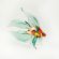 Green Glass Fish in Glass Figurines Sea Life Creatures category