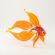 Orange Glass Fish in Glass Figurines Sea Life Creatures category