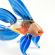 Glass Blue Fish Figurine in Glass Figurines Sea Life Creatures category
