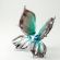 Glass Butterfly Blue and Black in Glass Figurines Butterflies category