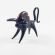 Glass Black Bull Figurine in Glass Figurines Wild  Animals category