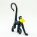 Glass Black Monkey in Glass Figurines Wild  Animals category