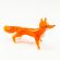 Glass Red Fox Figure in Glass Figurines Wild  Animals category