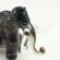 Gray Mammoth Figurine in Glass Figurines Wild  Animals category