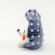 Bright Blue Hedgehog Figurine in Glass Figurines Wild  Animals category