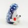 Bright Blue Hedgehog Figurine in Glass Figurines Wild  Animals category