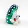 Glass Figurine Bright Green Hedgehog in Glass Figurines Wild  Animals category