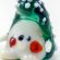 Glass Figurine Bright Green Hedgehog in Glass Figurines Wild  Animals category