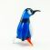 Hand Blown Glass Penguin Figurine in Glass Figurines Birds category