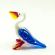 Glass Pelican Figurine in Glass Figurines Birds category