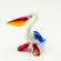 Glass Pelican Figurine in Glass Figurines Birds category