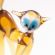 Beige Glass Cat Figure in Glass Figurines Cats category