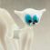 White Glass Cat Figure in Glass Figurines Cats category