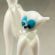 White Glass Cat Figure in Glass Figurines Cats category
