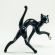 Cat with White Mouse in Glass Figurines Cats category