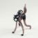 Glass Black Scared Cat in Glass Figurines Cats category