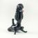 Glass Funny Black Poodle in Glass Figurines Dogs category
