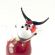 Glass Bull Figure in Glass Figurines Farm Animals category