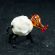 Little Sheep with Flower in Glass Figurines Farm Animals category
