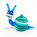 Snail Glass Figurine Blue Color in Glass Figurines Insects category