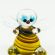 Glass Bee Figure in Glass Figurines Insects category