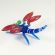Glass Blue Dragonfly in Glass Figurines Insects category