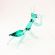 Mantis Glass Figure in Glass Figurines Insects category