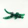 Green Crocodile Glass Figure in Glass Figurines Reptiles category