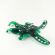 Green Crocodile Glass Figure in Glass Figurines Reptiles category