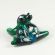 Green Frog Figure in Glass Figurines Reptiles category