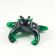 Green Frog Figure in Glass Figurines Reptiles category