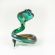 Glass Green Snake in Glass Figurines Reptiles category