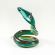 Glass Green Snake in Glass Figurines Reptiles category