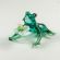 Glass Figurine Frog with Flower in Glass Figurines Reptiles category