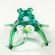 Glass Figurine Frog with Flower in Glass Figurines Reptiles category