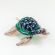 Glass Little Turtle in Glass Figurines Reptiles category