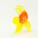 Glass Golden Fish Figure in Glass Figurines Sea Life Creatures category