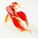 Red Glass Fish in Glass Figurines Sea Life Creatures category