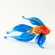 Little Glass Fish Figure in Glass Figurines Sea Life Creatures category