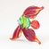 Green-Red Glass Fish Figure in Glass Figurines Sea Life Creatures category