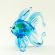 Fish Figurine in Glass Figurines Sea Life Creatures category