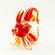 Fish Figurine Red in Glass Figurines Sea Life Creatures category