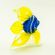 Glass Blue Fish Figurine in Glass Figurines Sea Life Creatures category